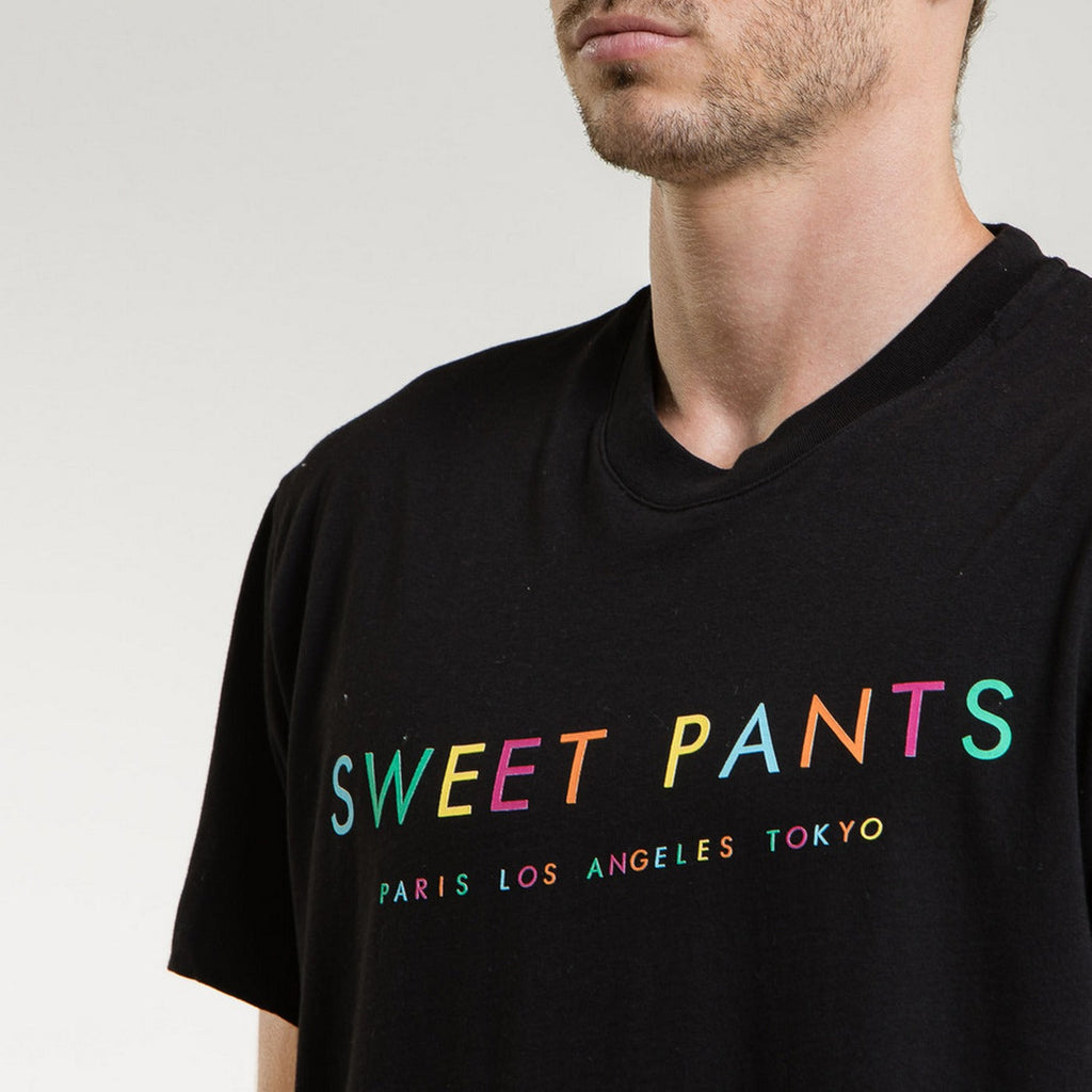 Tee-Shirt Rainbow - Black - Mixte