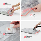Lot 5 Sacs Rangement Sous Vide Aspispace