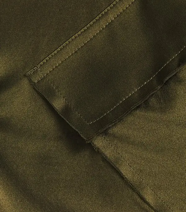 Chemise Raw Edge Double Pocket - Rich Military