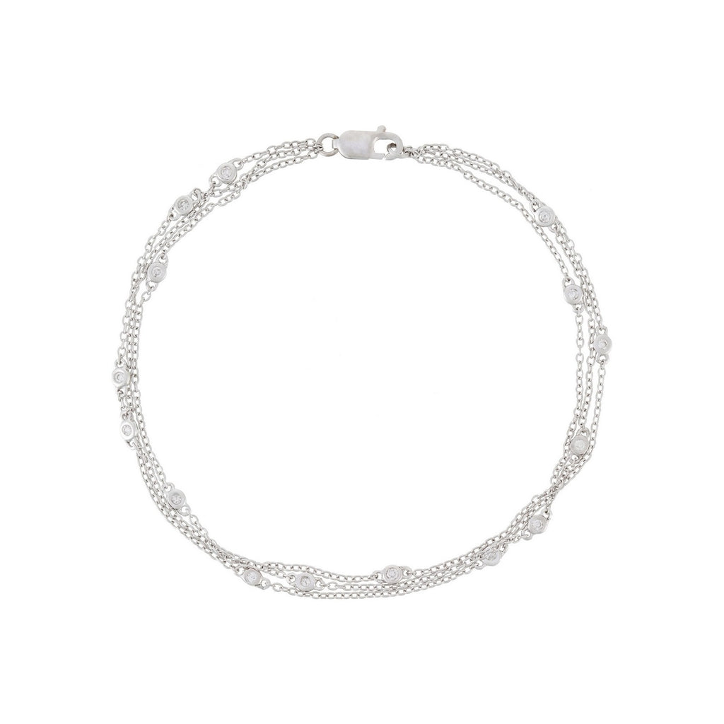 Bracelet "Voie Lactée" D0,15/15 - Or Blanc