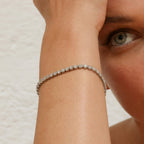 Bracelet Rivière 3 Carats D3/46 - Or Blanc