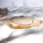 Bracelet Rivière 3 Carats D3/46 - Or Blanc