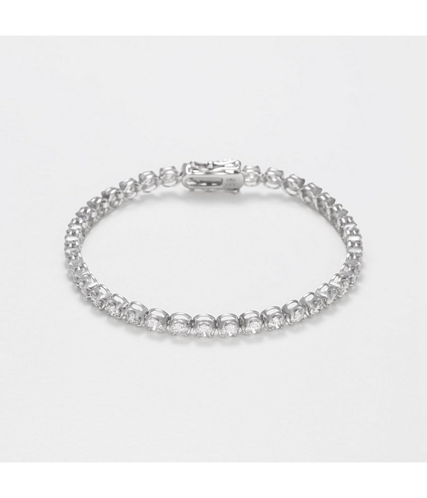 Bracelet "Rivière 5 Carats" - D5/42 - Or Blanc
