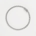 Bracelet "Rivière 4 Carats" D4/42 - Or Blanc 375/1000