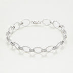 Bracelet Riviére "Encadenada" 0,50Ct/168 - Or Blanc