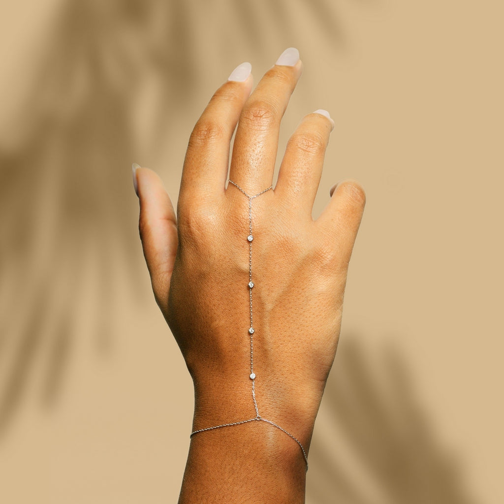 Bracelet "Tiyi" D0,09/4 - Or Blanc