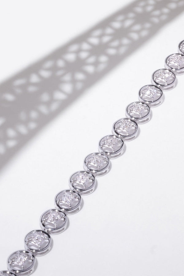 Bracelet Diamants 0,50/112 - Or Blanc 375/1000