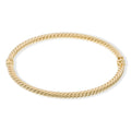 Bracelet"Torsade" Or jaune 375/1000