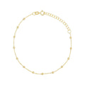 Bracelet Chaîne Boule En Or Jaune 375/1000