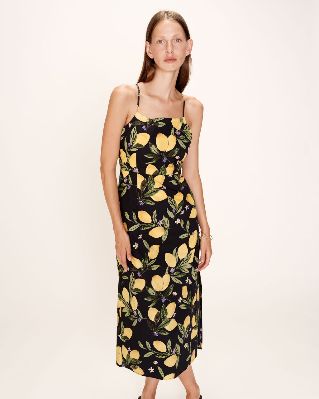 Robe Mi-Longue Rebecca - Noir