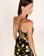 Robe Mi-Longue Rebecca - Noir