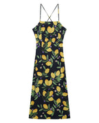 Robe Mi-Longue Rebecca - Noir