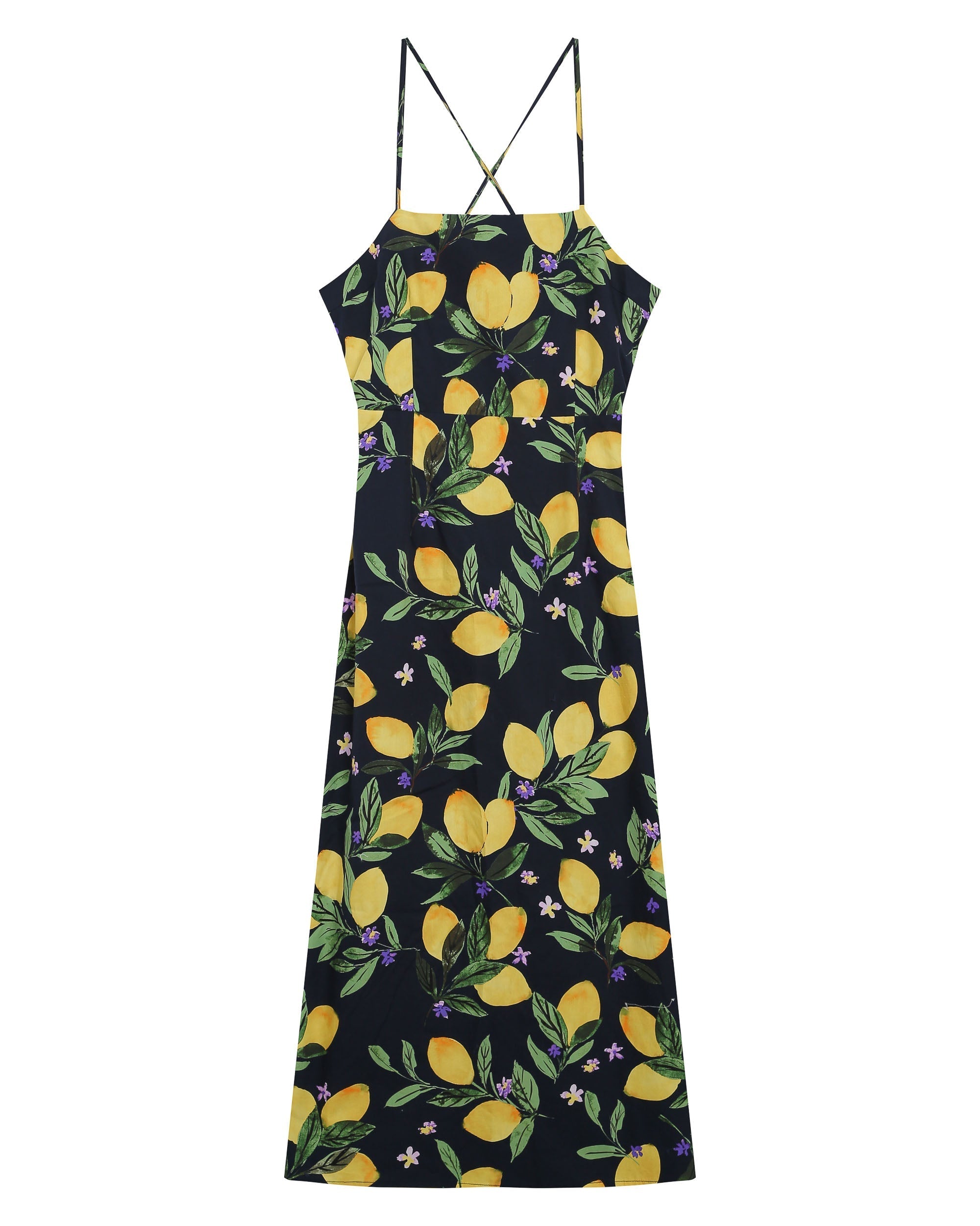 Robe Mi-Longue Rebecca - Noir