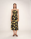 Robe Mi-Longue Rebecca - Noir