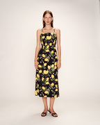 Robe Mi-Longue Rebecca - Noir