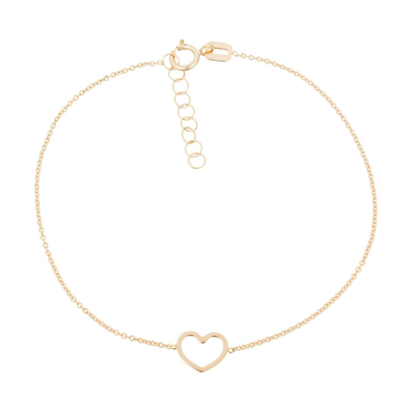 Bracelet Enfant "Cœur Joli" Or Jaune 375/1000