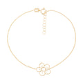 Bracelet "Fleur Dorée" Or Jaune 375/1000