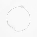 Bracelet "Amya" D0,10/29 - Or Blanc 375/1000