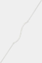 Bracelet "Amya" D0,10/29 - Or Blanc 375/1000