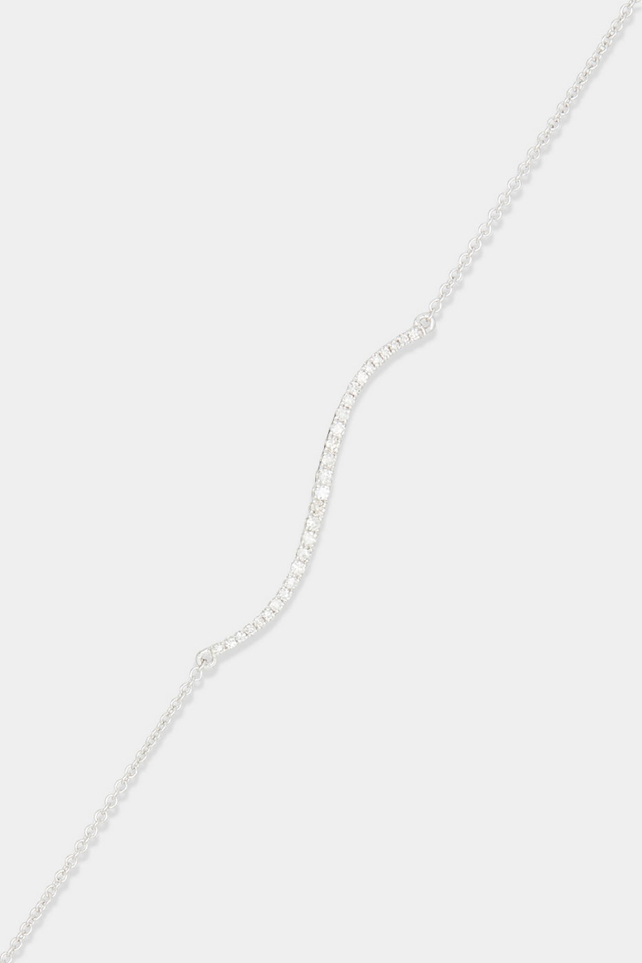Bracelet "Amya" D0,10/29 - Or Blanc 375/1000