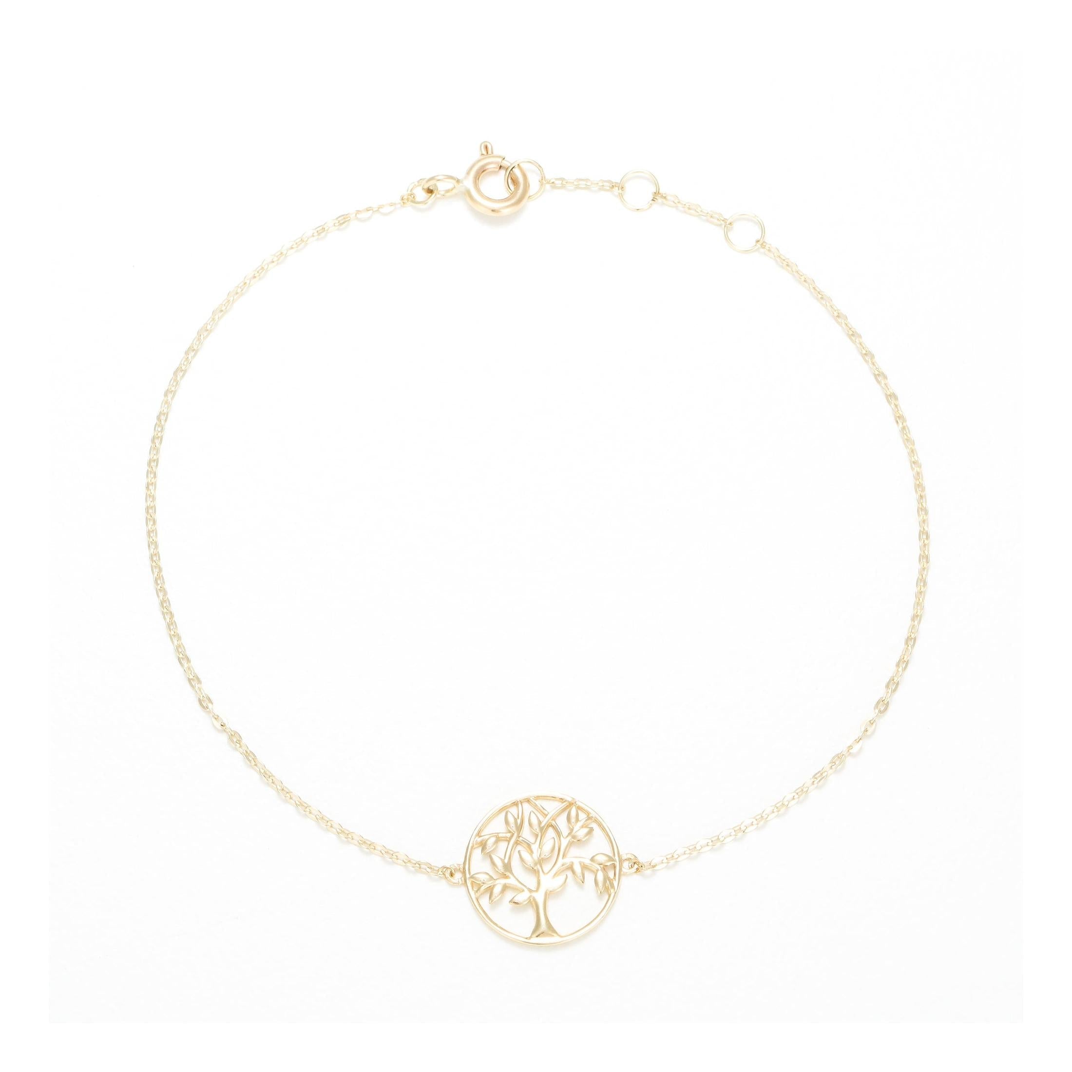Bracelet "Arbre Dorée " Or Jaune  375/1000