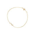 Bracelet "Anso" - Or Jaune 375/1000 Et Zirconium