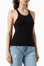 Top Rib Cami - Noir