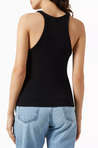 Top Rib Cami - Noir