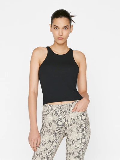 Top Rib Cami - Noir