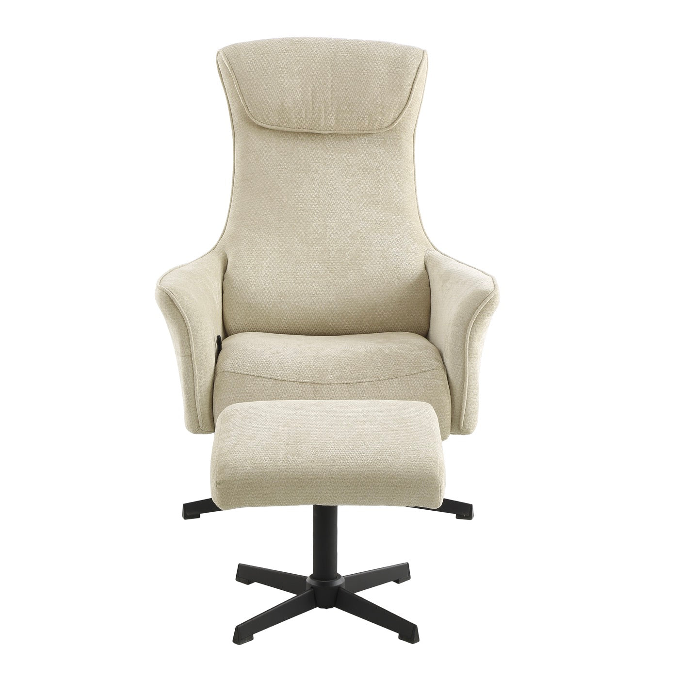 Rigel - Fauteuil Relax Manuel Rotatif 1 Place - Tissu Beige