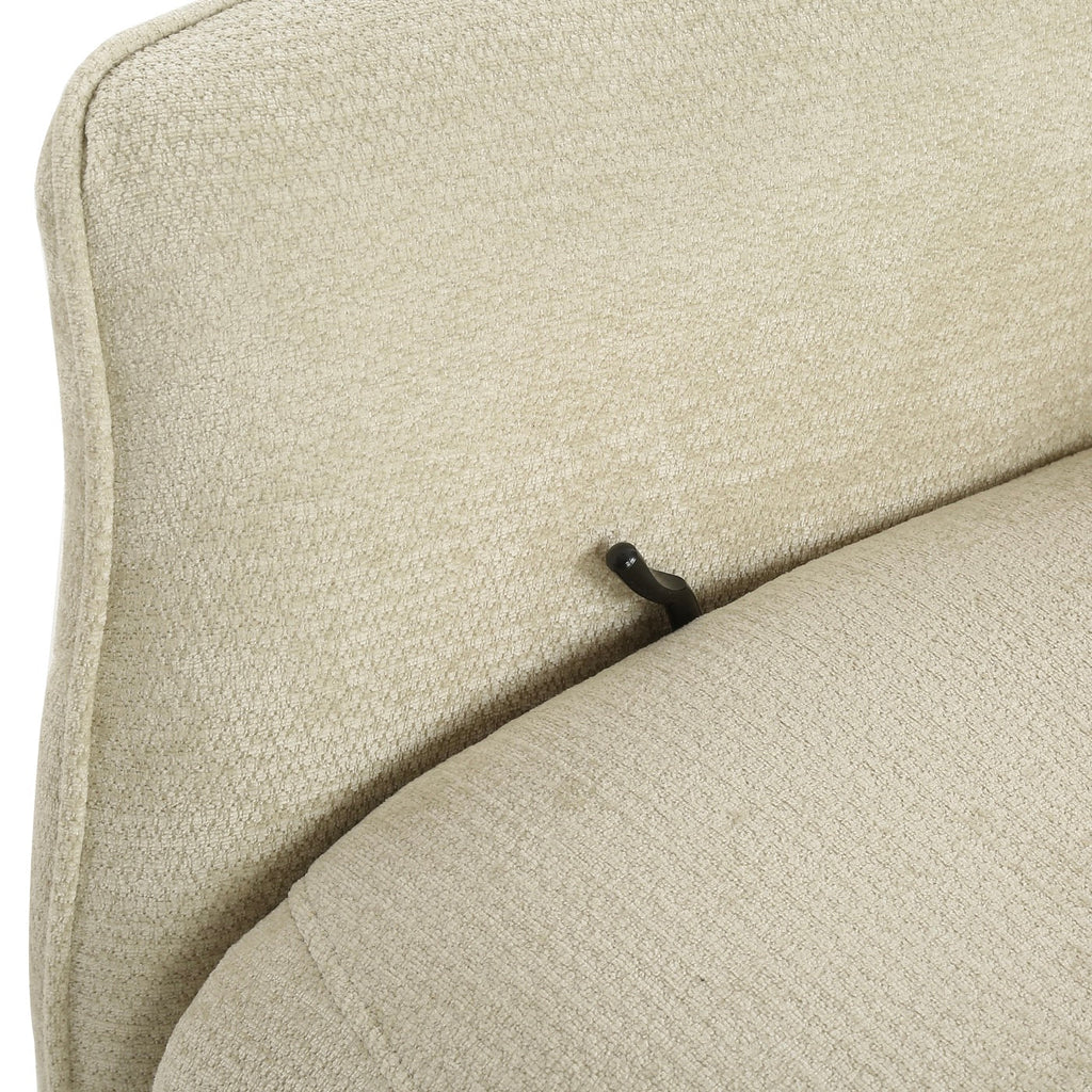 Rigel - Fauteuil Relax Manuel Rotatif 1 Place - Tissu Beige