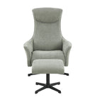 Rigel - Fauteuil Relax Manuel Rotatif 1 Place - Tissu Vert