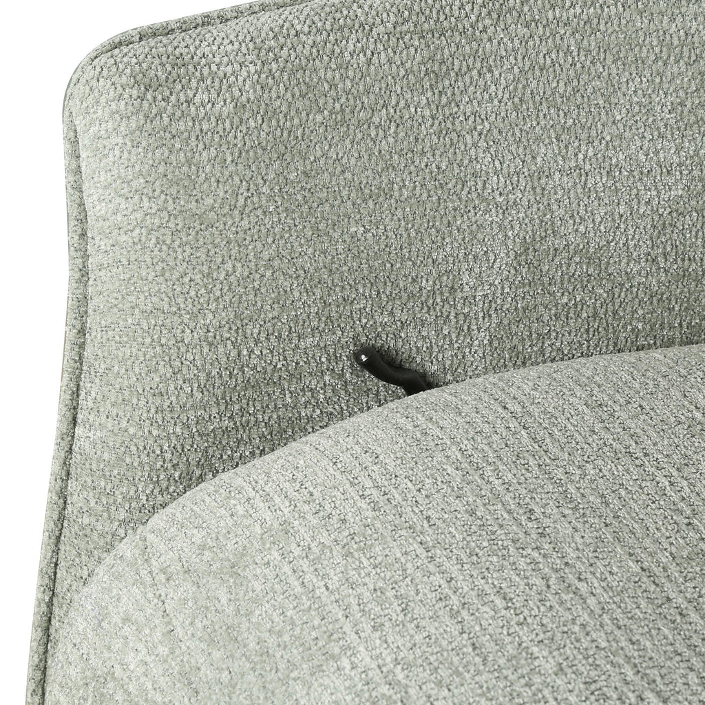 Rigel - Fauteuil Relax Manuel Rotatif 1 Place - Tissu Vert