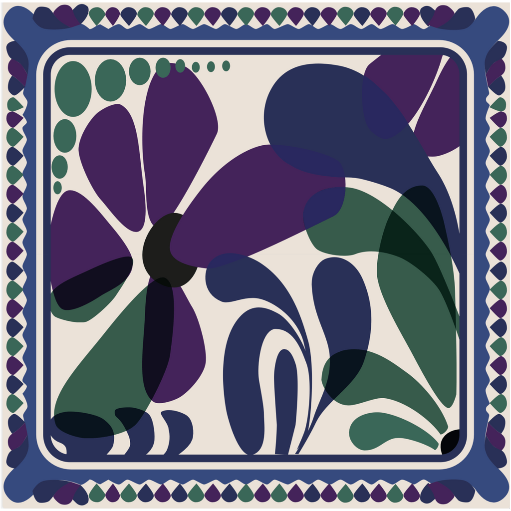 Bandana Imprime Riviera - Violet