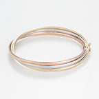 Bracelet "Trio D'Or" Or Tricolore 375/1000 - Or Tricolore 375/1000