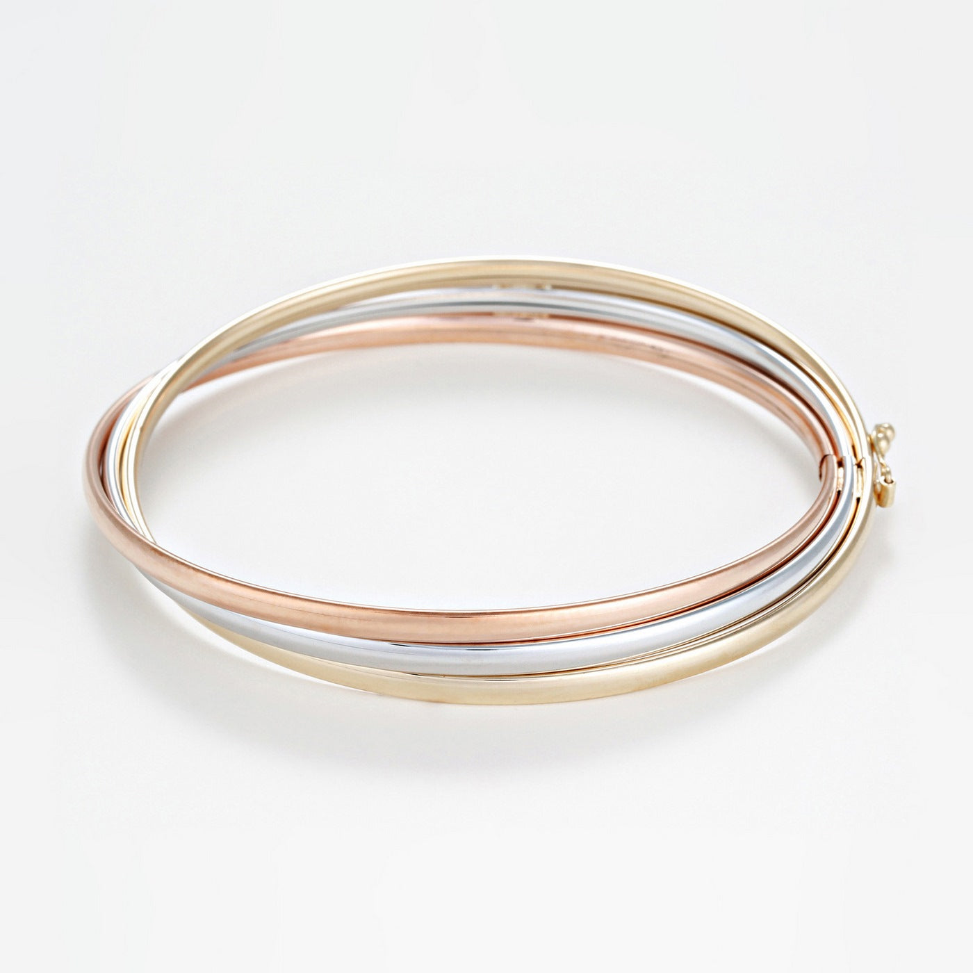 Bracelet "Trio D'Or" Or Tricolore 375/1000 - Or Tricolore 375/1000