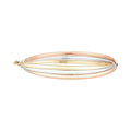 Bracelet "Trio D'Or" Or Tricolore 375/1000
