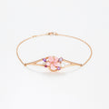 Bracelet "Norina" D0,005/1 AM0,28/3 RHO0,06/1 MOP+PERLE