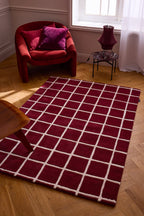 Rouge d'orage – Tapis en laine – P_RO1010ROU Rouge d'orage