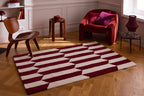 Rouge d'orage – Tapis en laine  – P_RO1011ROU Rouge d'orage