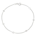 Bracelet "Sunshine" Diamant 0,14/5 - Or Blanc