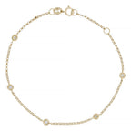 Bracelet "Sunshine" Diamant 0,14/5 - Or Jaune