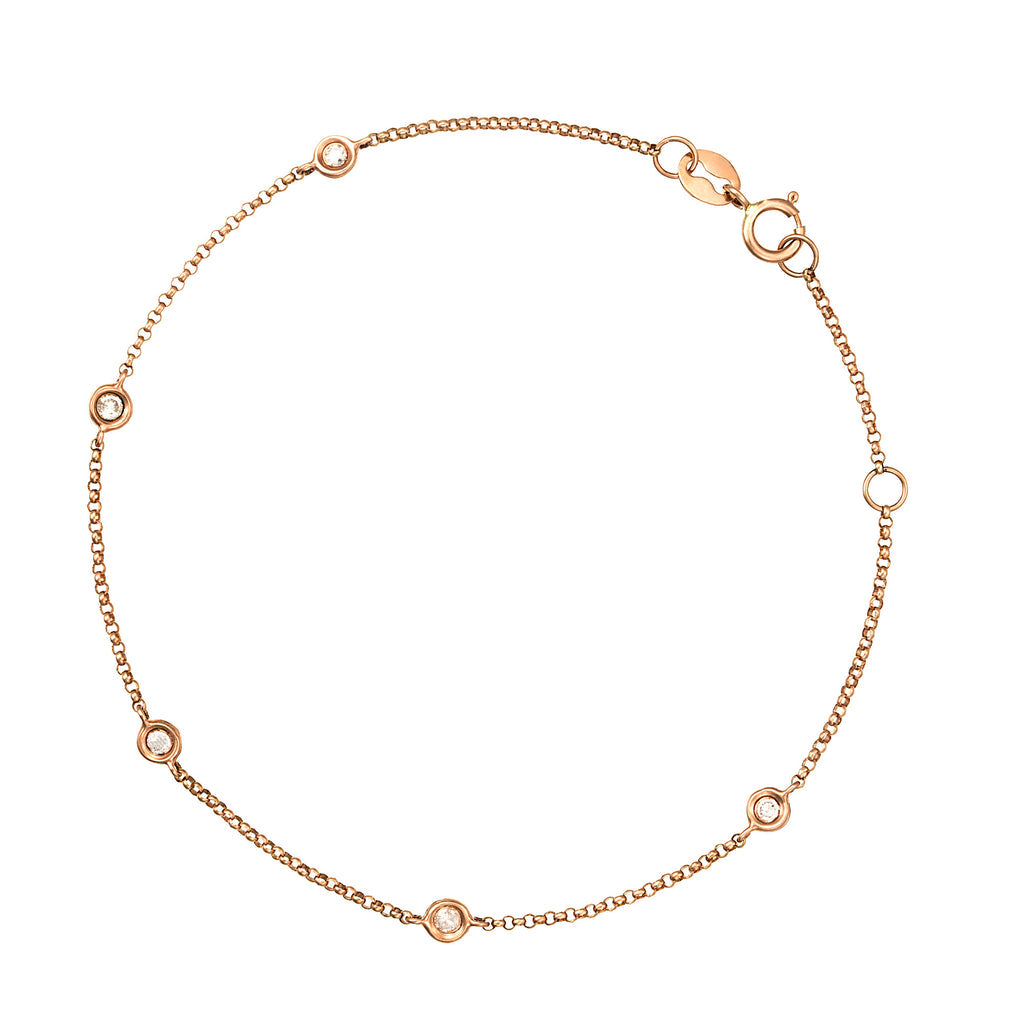 Bracelet "Sunshine" Diamant 0,14/5