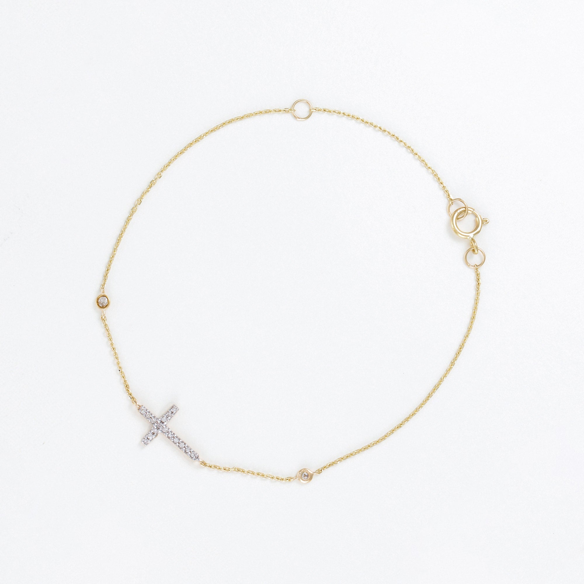Bracelet "Naïada" D0,095/18 - Or Jaune 375/1000