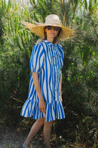 Robe Clementine Blue Lines