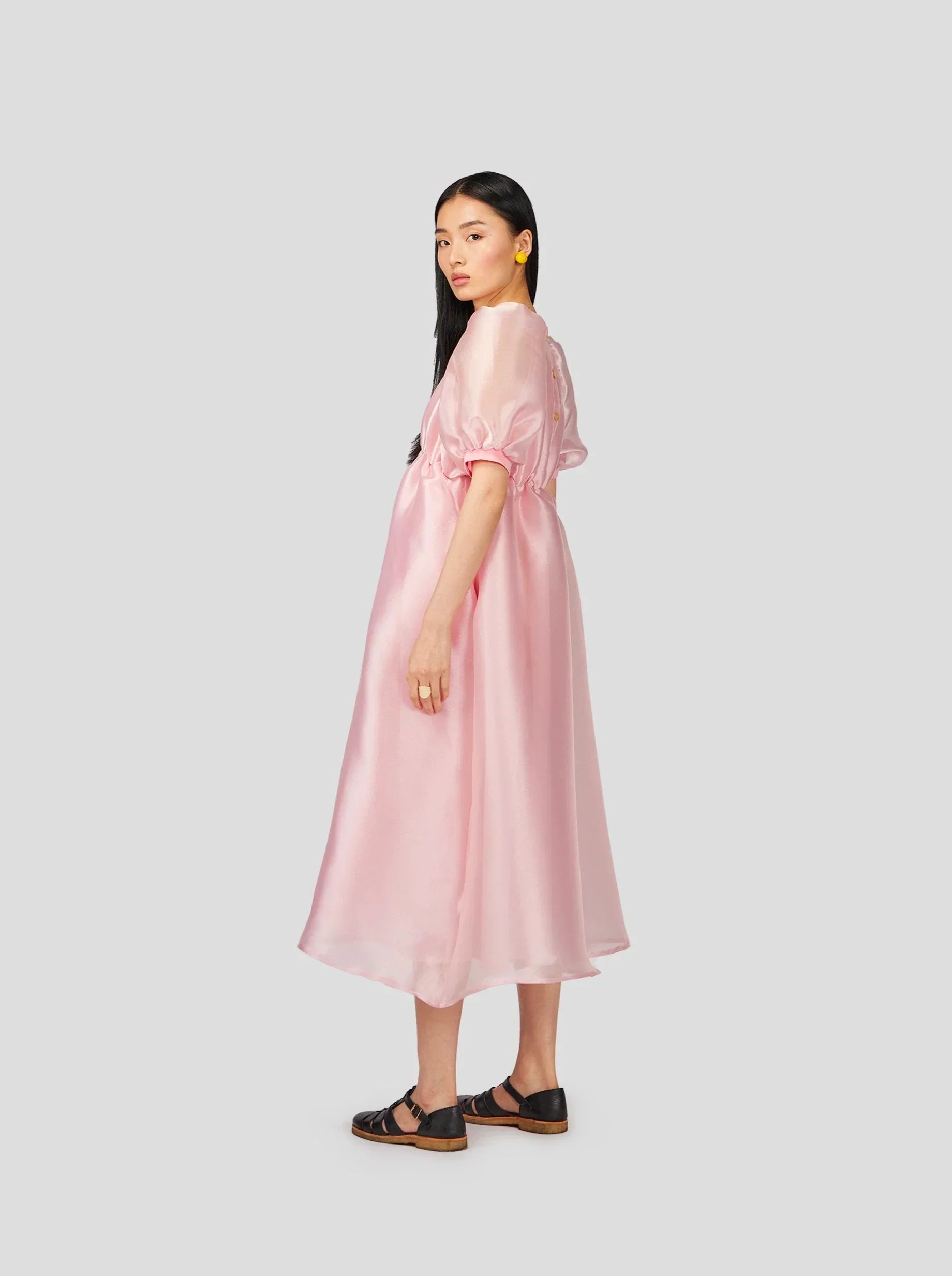 Robe Martha In Pink Moon Organza