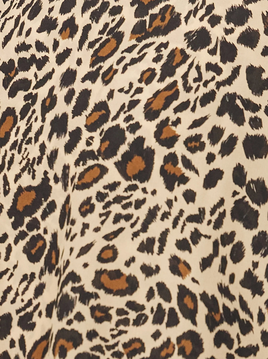 Robe Dries En Imprimé Léopard Soyeux