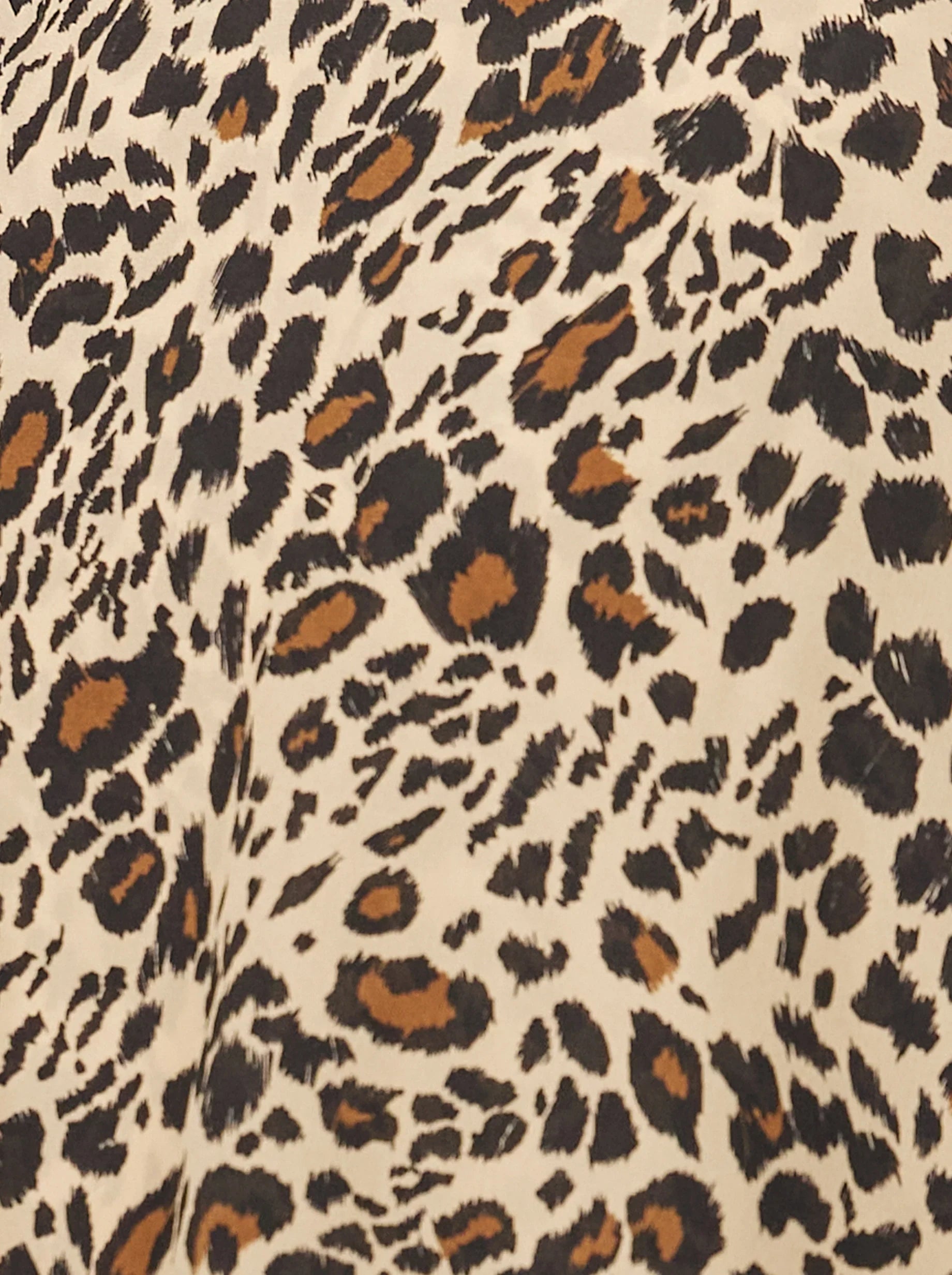 Robe Dries En Imprimé Léopard Soyeux