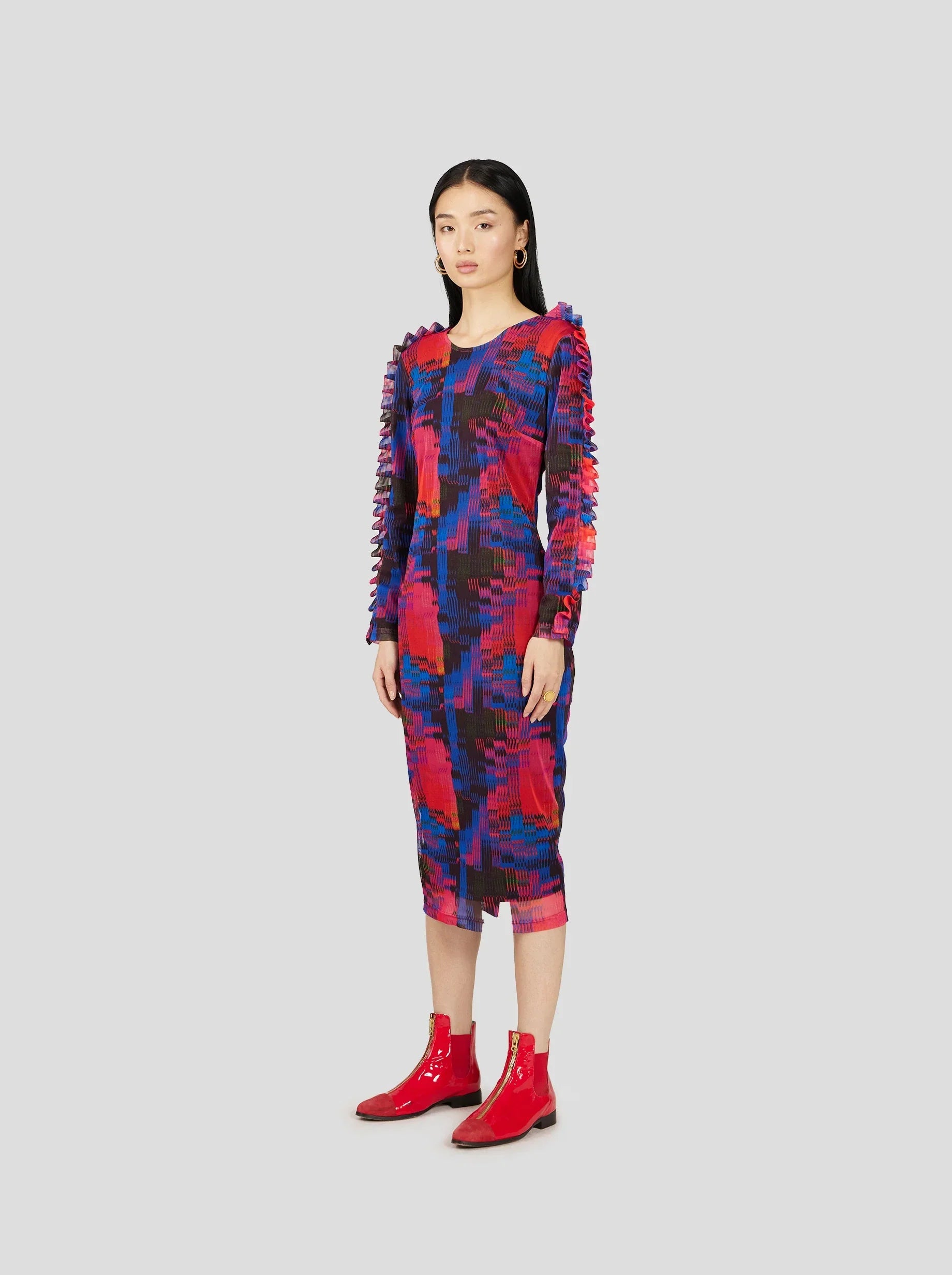 Robe Fox En Maille Imprimée Fuse