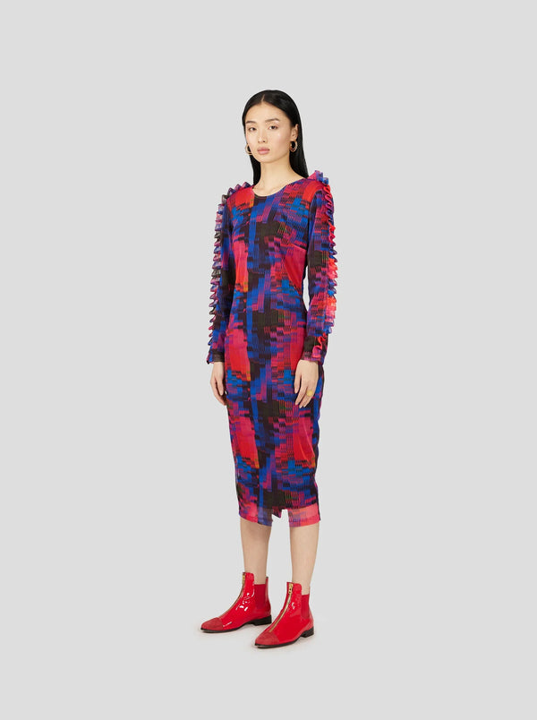 Robe Fox En Maille Imprimée Fuse